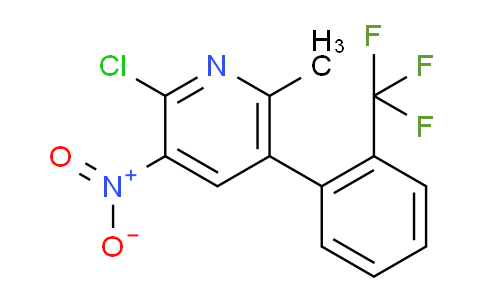 AM29747 | 1261844-85-2 | 2-Chloro-6-methyl-3-nitro-5-(2-(trifluoromethyl)phenyl)pyridine