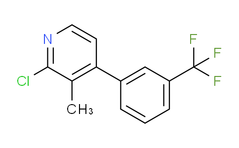 2-Chloro-3-methyl-4-(3-(trifluoromethyl)phenyl)pyridine