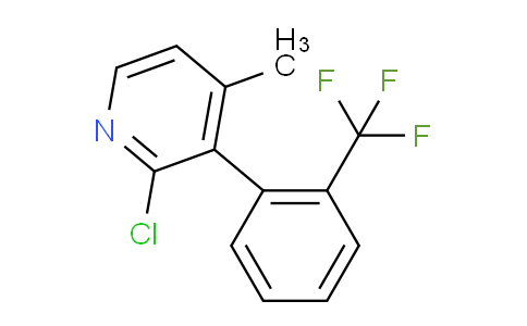 2-Chloro-4-methyl-3-(2-(trifluoromethyl)phenyl)pyridine