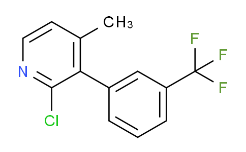 2-Chloro-4-methyl-3-(3-(trifluoromethyl)phenyl)pyridine