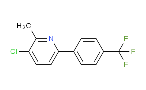 3-Chloro-2-methyl-6-(4-(trifluoromethyl)phenyl)pyridine