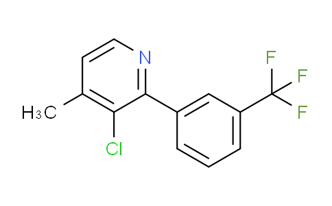 3-Chloro-4-methyl-2-(3-(trifluoromethyl)phenyl)pyridine