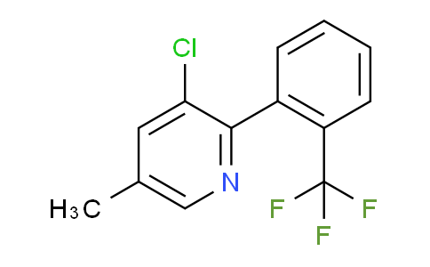 3-Chloro-5-methyl-2-(2-(trifluoromethyl)phenyl)pyridine