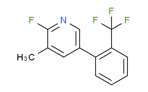 2-Fluoro-3-methyl-5-(2-(trifluoromethyl)phenyl)pyridine