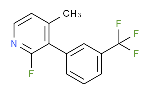 2-Fluoro-4-methyl-3-(3-(trifluoromethyl)phenyl)pyridine