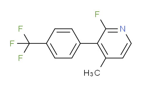 2-Fluoro-4-methyl-3-(4-(trifluoromethyl)phenyl)pyridine
