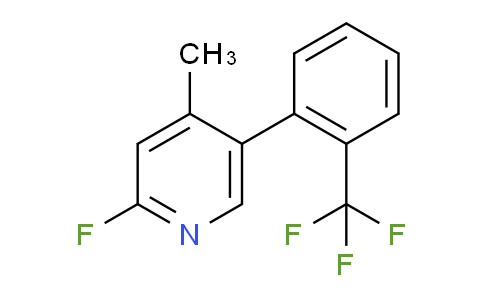 2-Fluoro-4-methyl-5-(2-(trifluoromethyl)phenyl)pyridine
