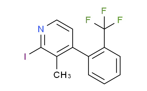 2-Iodo-3-methyl-4-(2-(trifluoromethyl)phenyl)pyridine