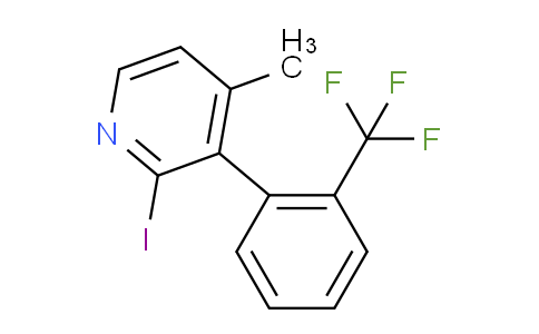 2-Iodo-4-methyl-3-(2-(trifluoromethyl)phenyl)pyridine