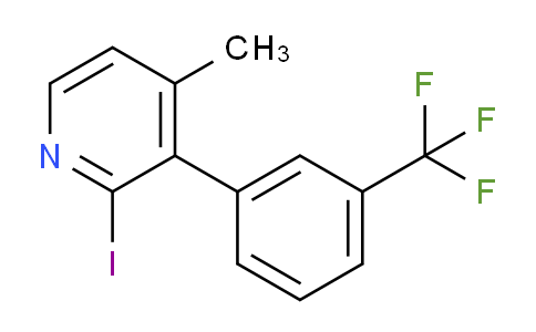 2-Iodo-4-methyl-3-(3-(trifluoromethyl)phenyl)pyridine