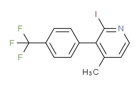 2-Iodo-4-methyl-3-(4-(trifluoromethyl)phenyl)pyridine