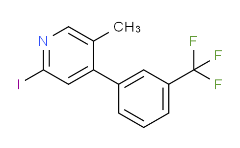 2-Iodo-5-methyl-4-(3-(trifluoromethyl)phenyl)pyridine