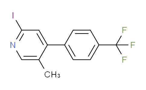 2-Iodo-5-methyl-4-(4-(trifluoromethyl)phenyl)pyridine