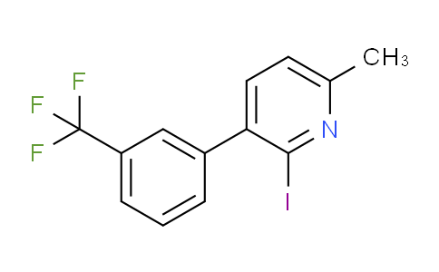 2-Iodo-6-methyl-3-(3-(trifluoromethyl)phenyl)pyridine