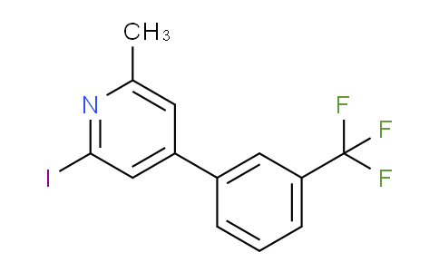 2-Iodo-6-methyl-4-(3-(trifluoromethyl)phenyl)pyridine
