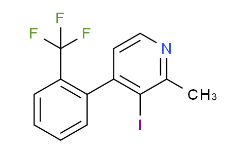 3-Iodo-2-methyl-4-(2-(trifluoromethyl)phenyl)pyridine