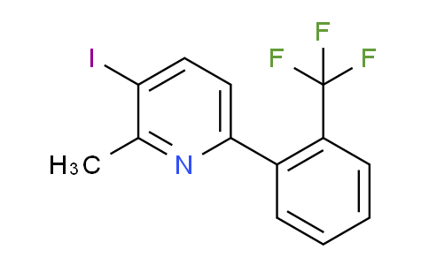 3-Iodo-2-methyl-6-(2-(trifluoromethyl)phenyl)pyridine