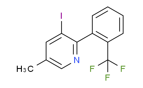 3-Iodo-5-methyl-2-(2-(trifluoromethyl)phenyl)pyridine