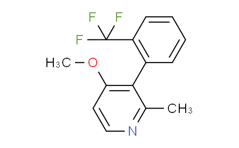 4-Methoxy-2-methyl-3-(2-(trifluoromethyl)phenyl)pyridine