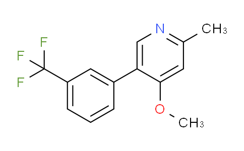 4-Methoxy-2-methyl-5-(3-(trifluoromethyl)phenyl)pyridine