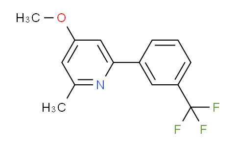 4-Methoxy-2-methyl-6-(3-(trifluoromethyl)phenyl)pyridine