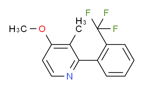4-Methoxy-3-methyl-2-(2-(trifluoromethyl)phenyl)pyridine