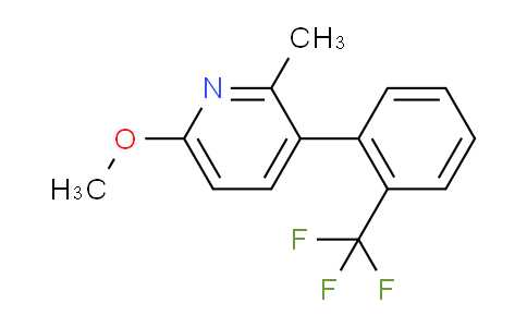AM29963 | 1261474-35-4 | 6-Methoxy-2-methyl-3-(2-(trifluoromethyl)phenyl)pyridine