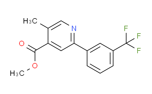 AM29976 | 1261599-45-4 | Methyl 5-methyl-2-(3-(trifluoromethyl)phenyl)isonicotinate