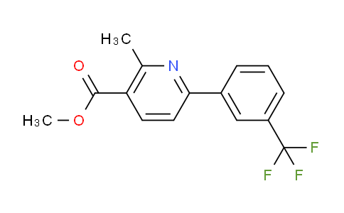 Methyl 2-methyl-6-(3-(trifluoromethyl)phenyl)nicotinate