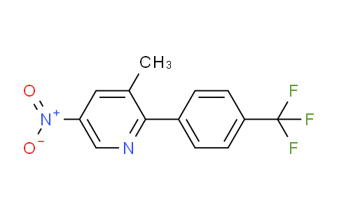 3-Methyl-5-nitro-2-(4-(trifluoromethyl)phenyl)pyridine