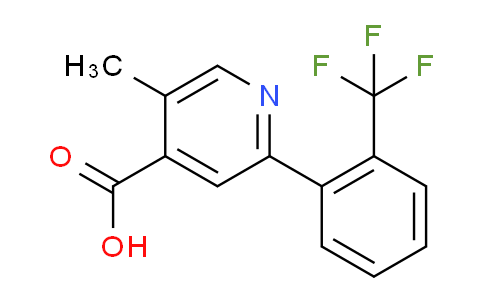 5-Methyl-2-(2-(trifluoromethyl)phenyl)isonicotinic acid