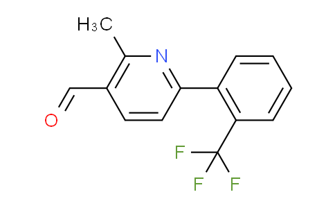 2-Methyl-6-(2-(trifluoromethyl)phenyl)nicotinaldehyde
