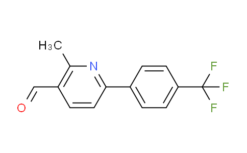 2-Methyl-6-(4-(trifluoromethyl)phenyl)nicotinaldehyde