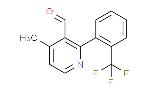 4-Methyl-2-(2-(trifluoromethyl)phenyl)nicotinaldehyde