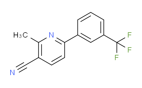 2-Methyl-6-(3-(trifluoromethyl)phenyl)nicotinonitrile