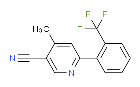 4-Methyl-6-(2-(trifluoromethyl)phenyl)nicotinonitrile