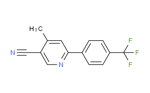 4-Methyl-6-(4-(trifluoromethyl)phenyl)nicotinonitrile