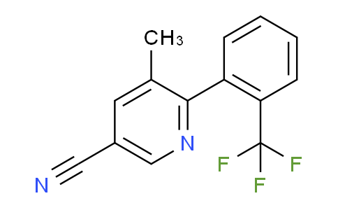 5-Methyl-6-(2-(trifluoromethyl)phenyl)nicotinonitrile