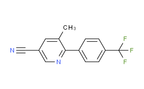 5-Methyl-6-(4-(trifluoromethyl)phenyl)nicotinonitrile