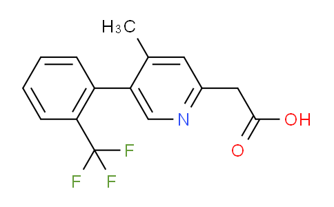 AM30124 | 1261785-67-4 | 4-Methyl-5-(2-(trifluoromethyl)phenyl)pyridine-2-acetic acid