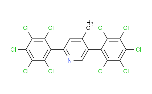 2,5-Bis(perchlorophenyl)-4-methylpyridine