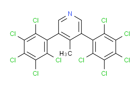 3,5-Bis(perchlorophenyl)-4-methylpyridine