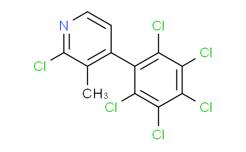 2-Chloro-3-methyl-4-(perchlorophenyl)pyridine