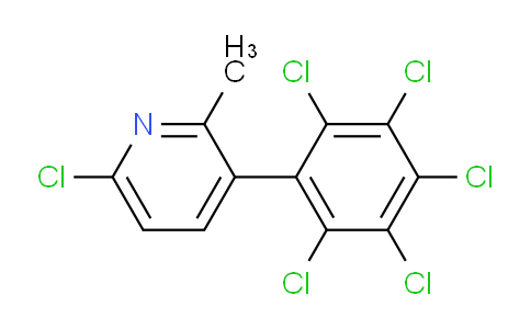 6-Chloro-2-methyl-3-(perchlorophenyl)pyridine
