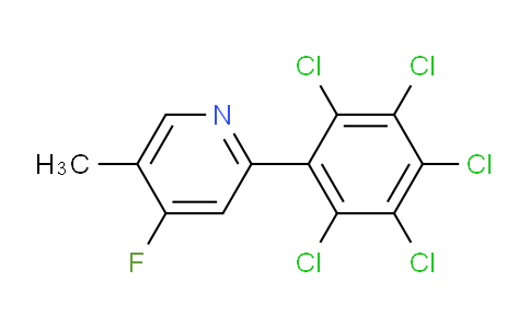 4-Fluoro-5-methyl-2-(perchlorophenyl)pyridine