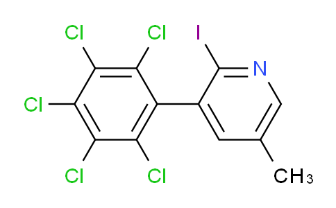 AM30246 | 1361558-86-2 | 2-Iodo-5-methyl-3-(perchlorophenyl)pyridine