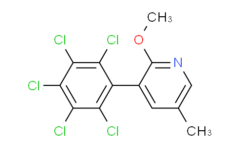 AM30266 | 1361559-09-2 | 2-Methoxy-5-methyl-3-(perchlorophenyl)pyridine