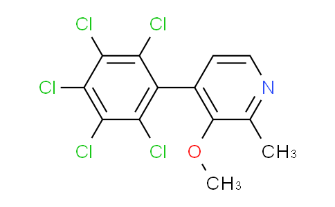 3-Methoxy-2-methyl-4-(perchlorophenyl)pyridine