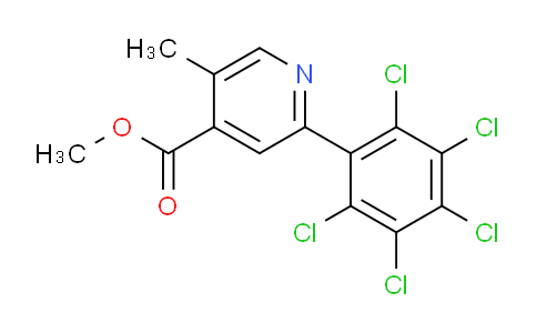 AM30284 | 1361484-26-5 | Methyl 5-methyl-2-(perchlorophenyl)isonicotinate