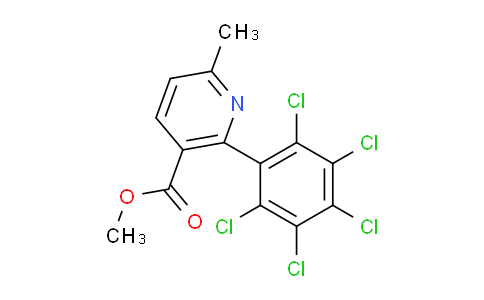 AM30288 | 1361516-14-4 | Methyl 6-methyl-2-(perchlorophenyl)nicotinate